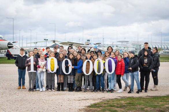 Idei százezredik látogatóját fogadta az Aeropark