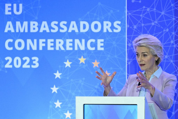 Ursula von der Leyen: Az EU további 25 millió euróval növeli a Gázának nyújtott humanitárius segélyt