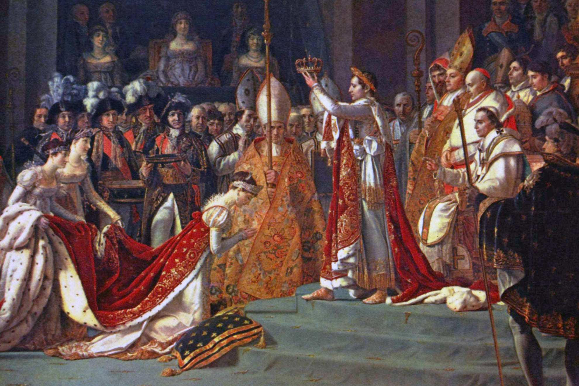 Napóleon megkoronázza feleségét, Jozefinát