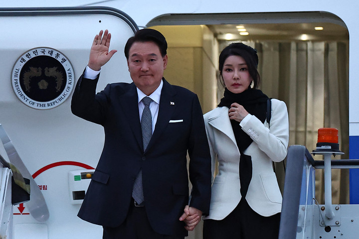 Fotó: AFP/HENRY NICHOLLS Kiszivárogtatták a dél-koreai first lady telefonbeszélgetéseit