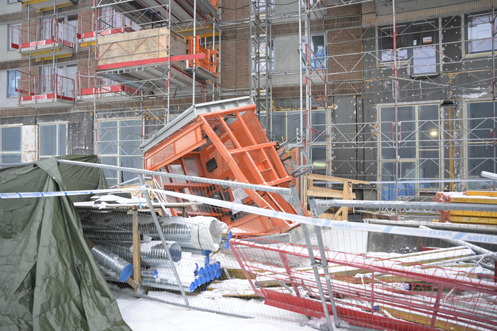 Liftbaleset történt Stockholmban egy építkezésen, többen meghaltak