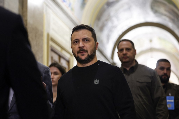 Fotó: Getty Images via AFP/Anna Moneymaker Zelenszkij pánikba esett