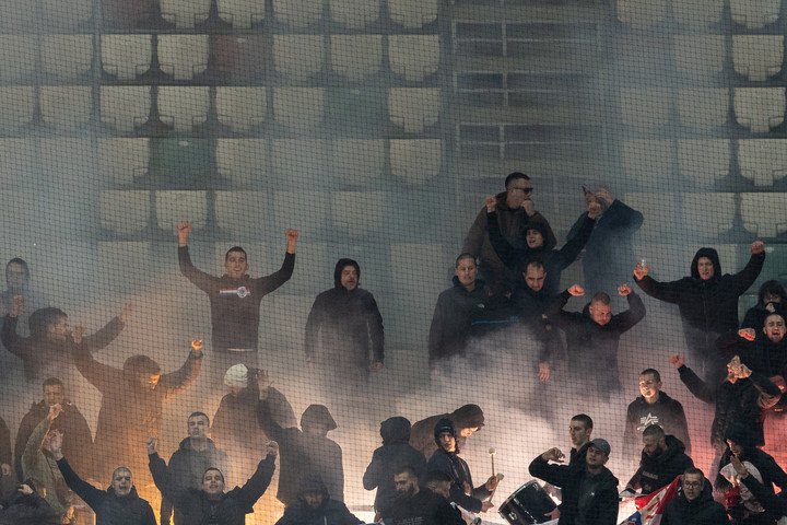 Fotó: NurPhoto via AFP/Foto Olimpik Birminghamben 46 lengyel szurkolót vettek őrizetbe