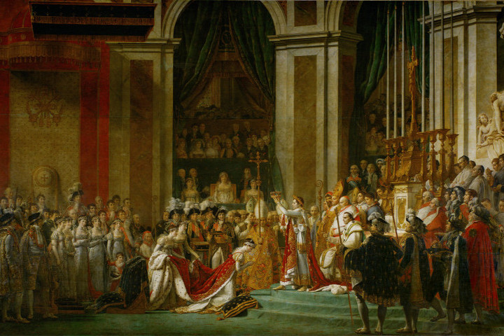 Fotó: Wikimedia Commons/Jacques-Louis David Ezért raboltatta el sorra a pápákat Napóleon