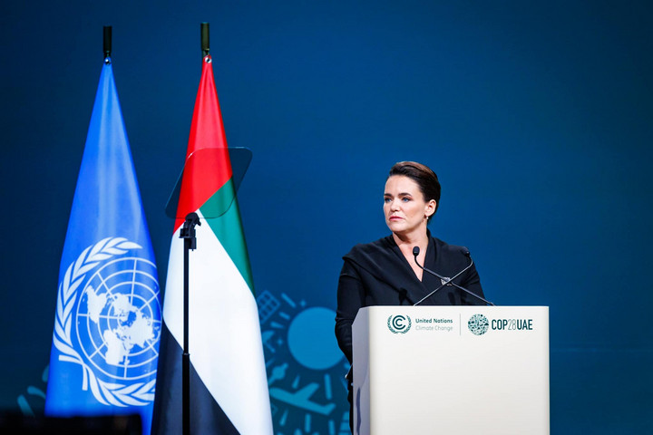 Novák Katalin humanitárius témákról is tárgyalt Dubajban