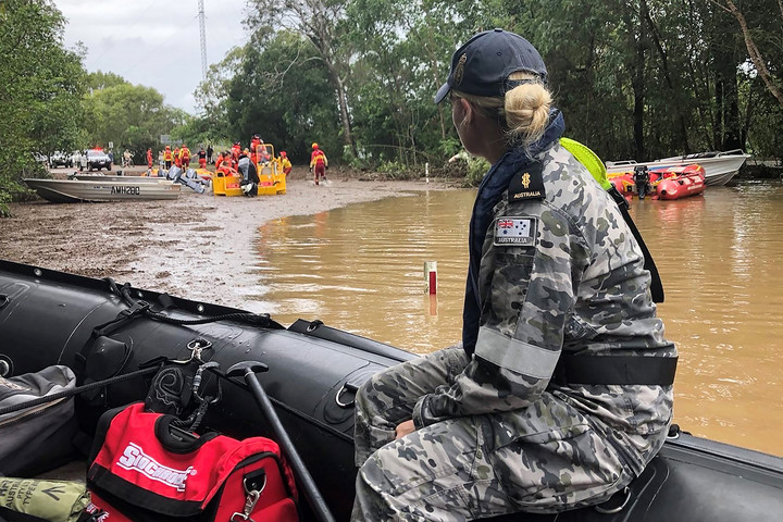 Fotó: AFP/Australian Defence/Handout Ausztráliában zivatarok növelik a villámárvizek kockázatát