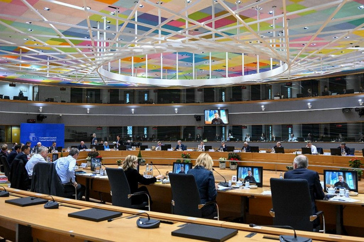 Fotó: AFP/Hans Lucas/Union Europeenne Az EU zsarolja Magyarországot az Olasz Testvérek szerint