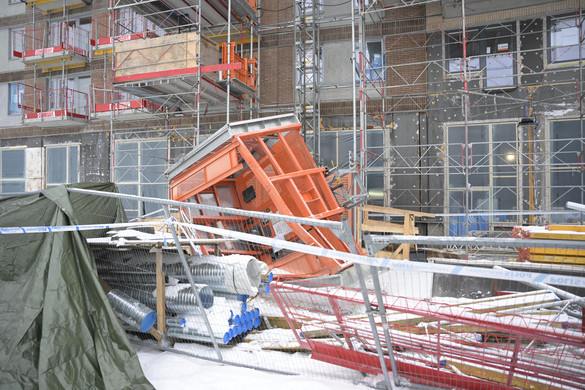 Liftbaleset történt Stockholmban egy építkezésen, többen meghaltak