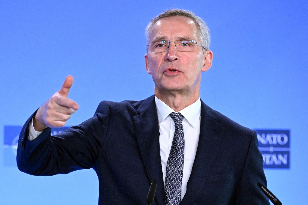Fotó: Dursun Aydemir / ANADOLU / Anadolu via AFP Jens Stoltenberg, a NATO főtitkára