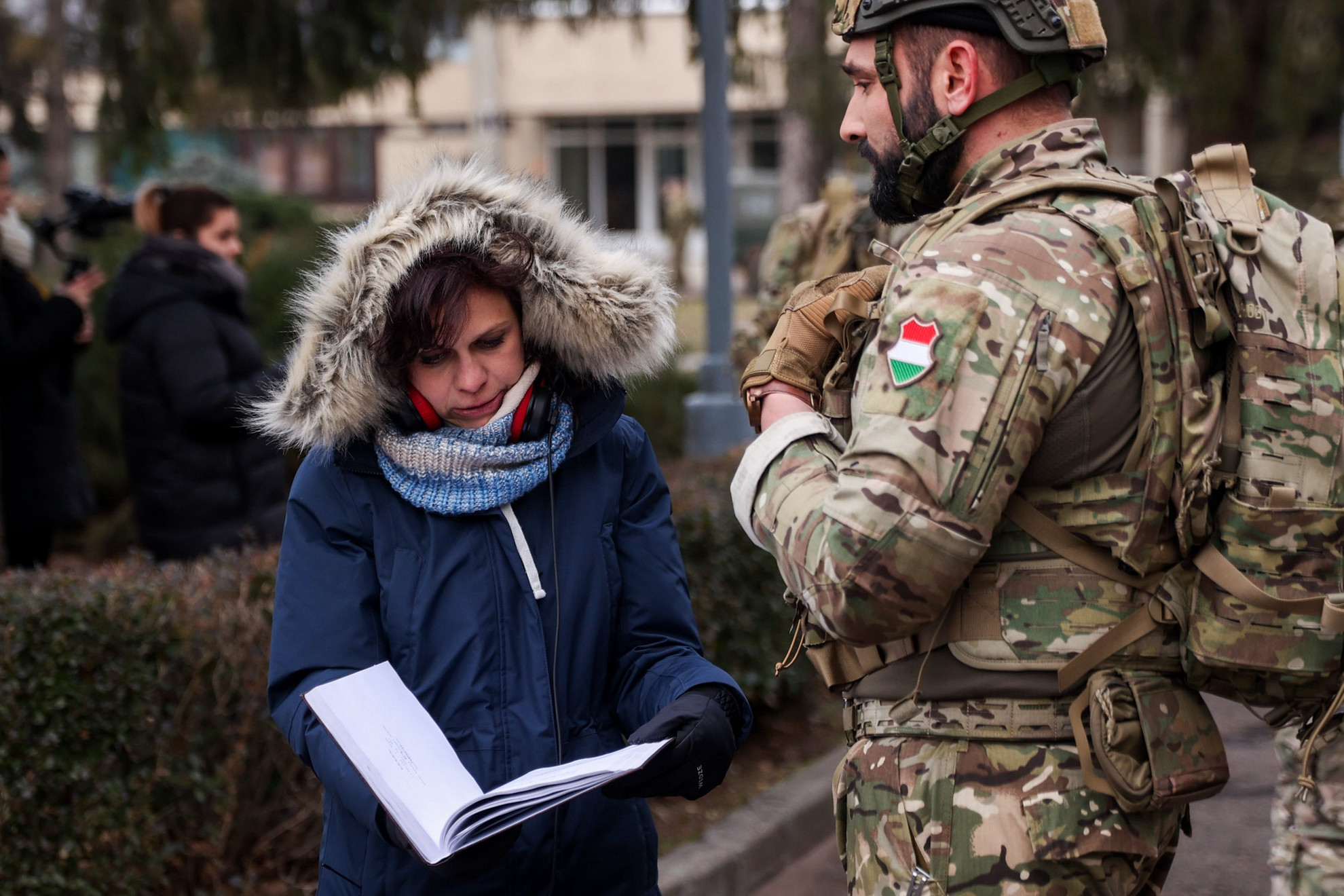 Fotó: MH/Török Péter S.E.R.E.G. című katonai sorozat sajtónyilvános forgatási nap