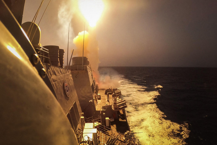 Fotó: AFP/US NAVY/Aaron Lau Az USA újabb csapásokat mért Jemenre