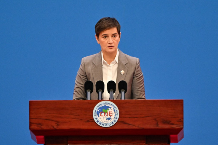 Fotó: AFP/Hector Retamal Ana Brnabic eddigi miniszterelnök lesz az új szerb házelnök