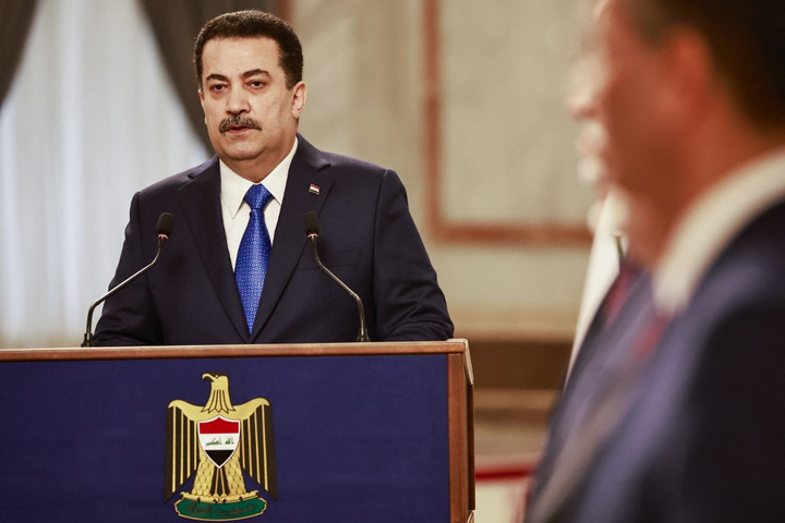 Fotó: AFP/Pool/Thaier Al-Sudani Irak kiutasítaná a nemzetközi antidzsihadista koalíciót