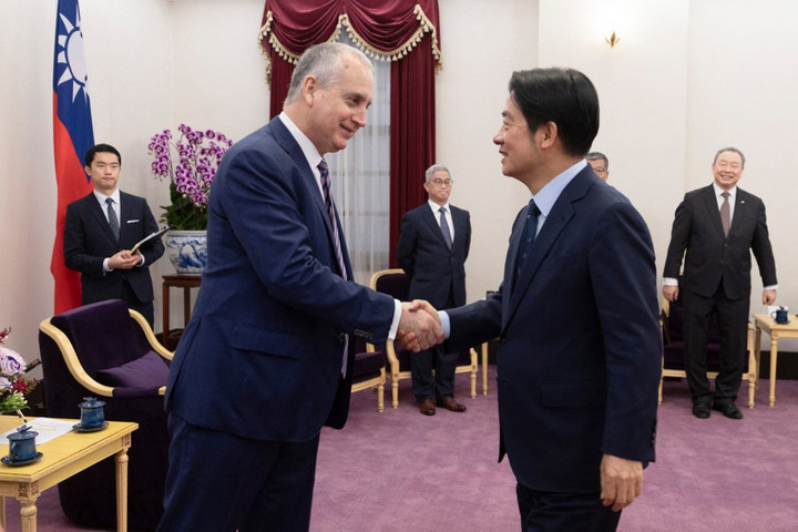Fotó: HANDOUT / TAIWAN PRESIDENTIAL OFFICE / AFP Tajvan új elnöke továbbra is számít az Egyesült Államok támogatására