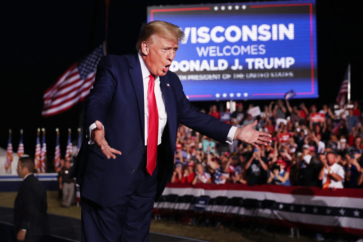 Fotó: AFP/Getty Images/Getty Images North America/Scott Olson Trump: Biden csak azt tudja, hogyan kell választásokat manipulálni