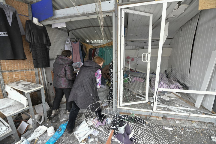 Fotó: AFP/Anadolu Agency/Stringer Ukrán terror a piacon