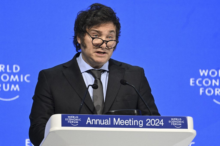 Fotó: Anadolu via AFP/Anadolu/Halil Sagirkaya Davos – Az argentin elnök a kapitalizmus érdemeit méltatta