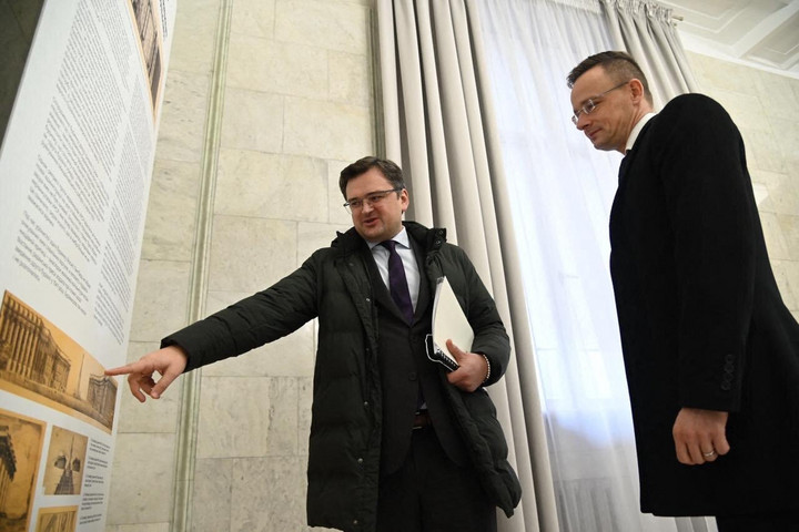Fotó: AFP/Anadolu Agency/Ukranian Foreign Ministry/Handout Jövő héten újra találkozik ukrán kollégájával Szijjártó Péter Kijev szerint