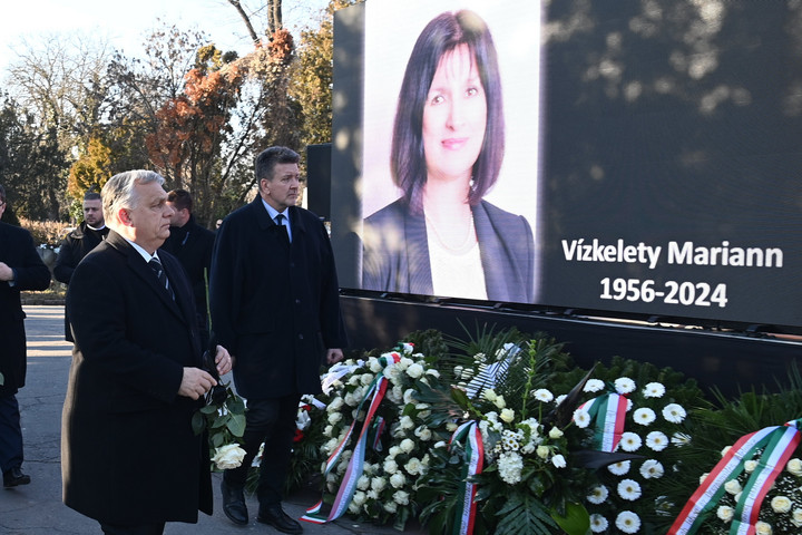 Fotó: MTI/Máthé Zoltán Örök nyugalomra helyezték Vízkelety Mariannt
