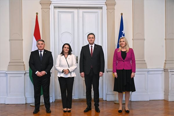 Fotó: MTI/Bruzák Noémi Szarajevóba látogatott Novák Katalin köztársasági elnök