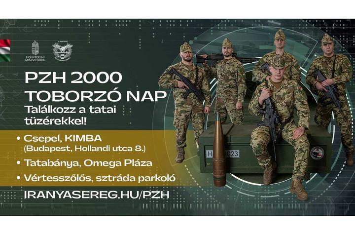 Zajlik a Magyar Honvédség Embert a vasra 2.0 toborzókampánya
