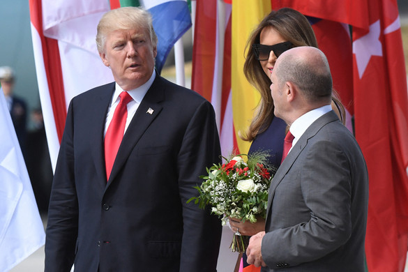 Scholz titokban Trump győzelmében reménykedik