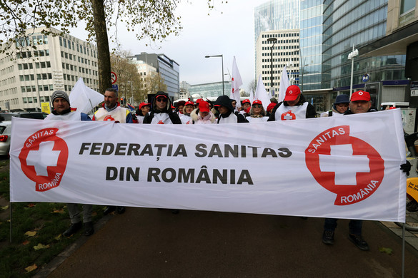 Sztrájkkal követelnek béremelést az egészségügyi dolgozók Romániában