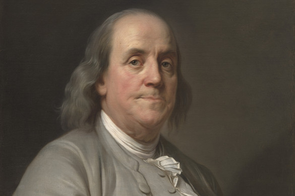 Meztelenül, háza ablakában légfürdőzött Benjamin Franklin
