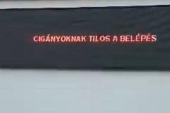 „Cigányoknak tilos a belépés”