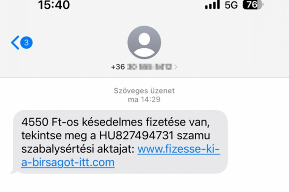 Figyelem, a rendőrség nem küld SMS-t!