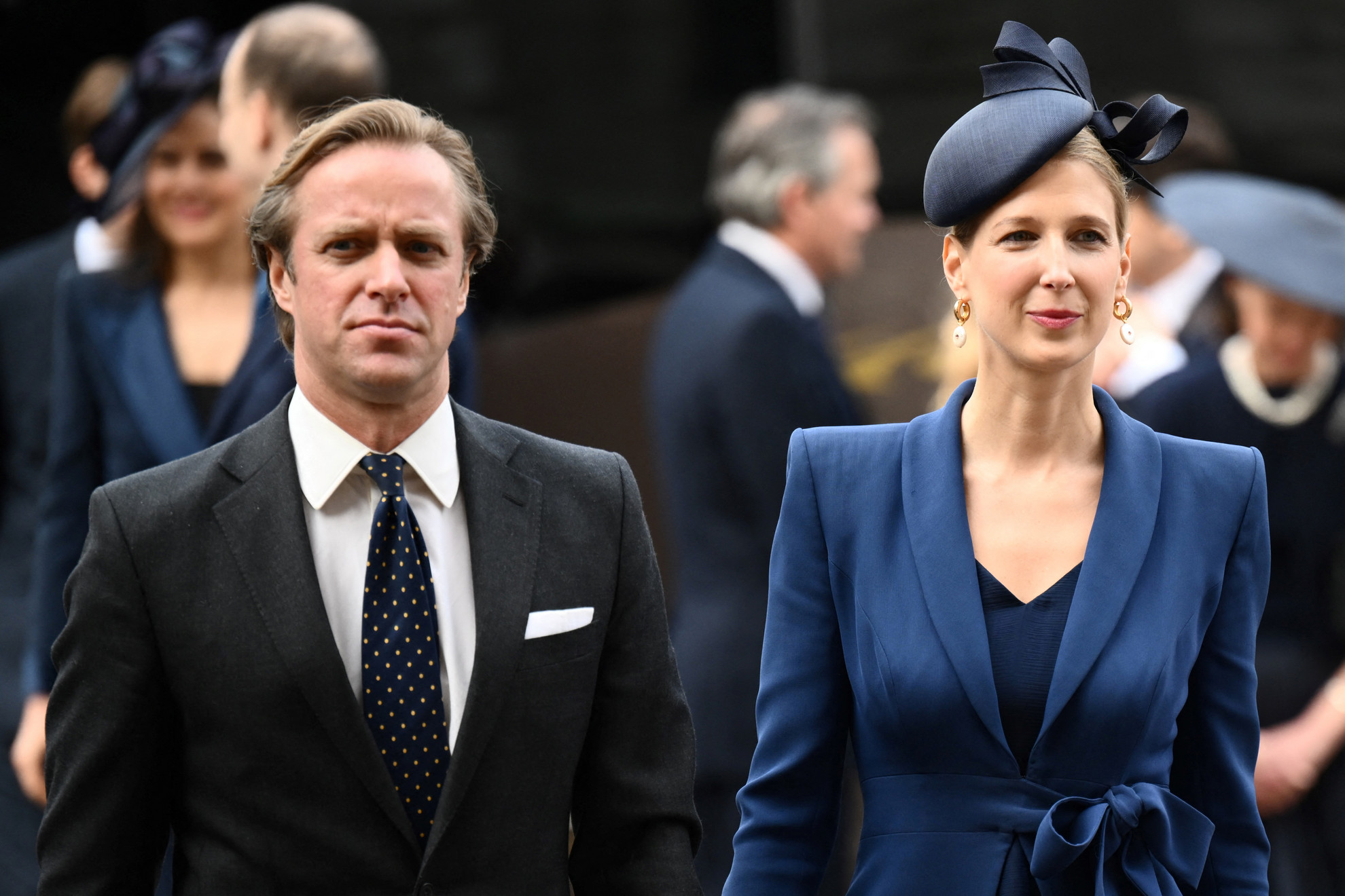 Fotó: AFP/Daniel Leal Thomas Kingston és Lady Gabriella Kingston