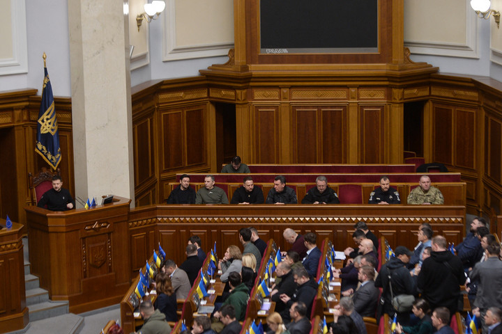 Fotó: AFP/Andrii Nesterenko Az ukrán parlament megszavazta a sorkatonák leszerelését