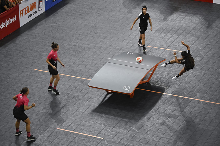Fotó: AFP/Mauro Pimentel Ismét lesz teqball világkupa Budapesten