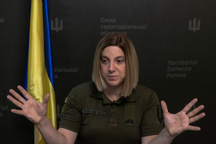 Fotó: AFP/Roman Pilipey Oroszország nem felejt: felkerült a terroristák listájára a transznemű volt ukrán szóvivő
