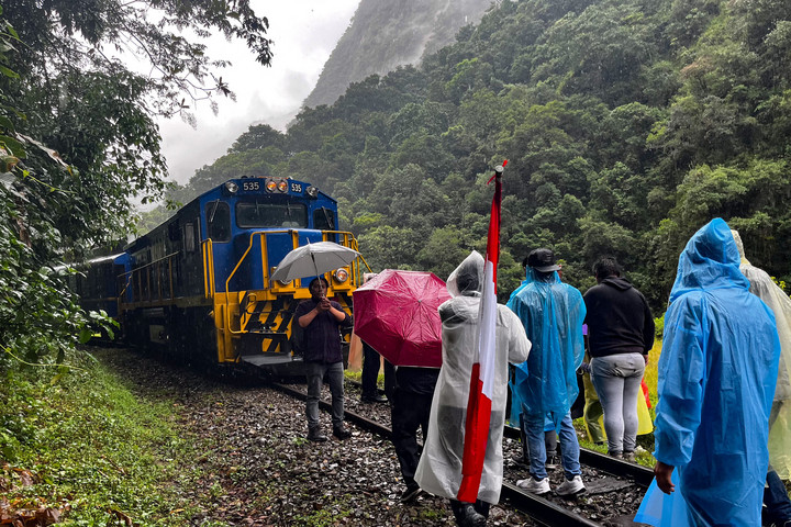 Fotó: AFP/Carolina Paucar Újraindult a vonatközlekedés a Machu Picchuhoz