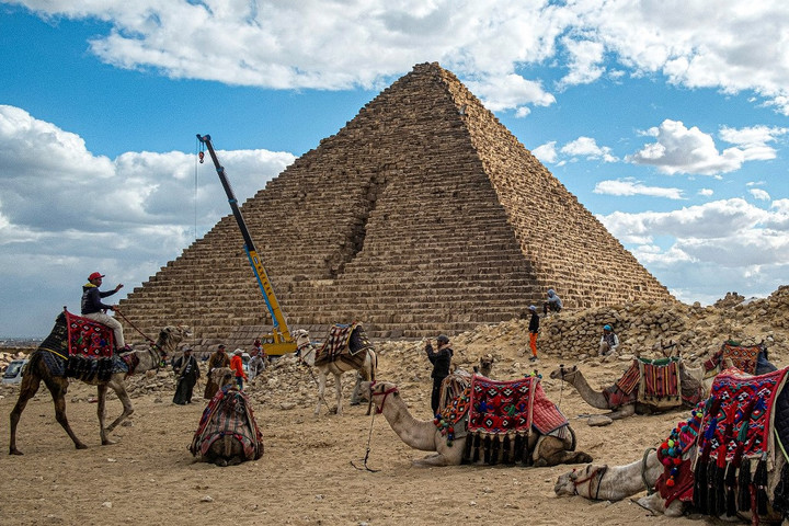 Fotó: AFP/Khaled Desouki Egyiptom lemondott az egyik gízai piramisról