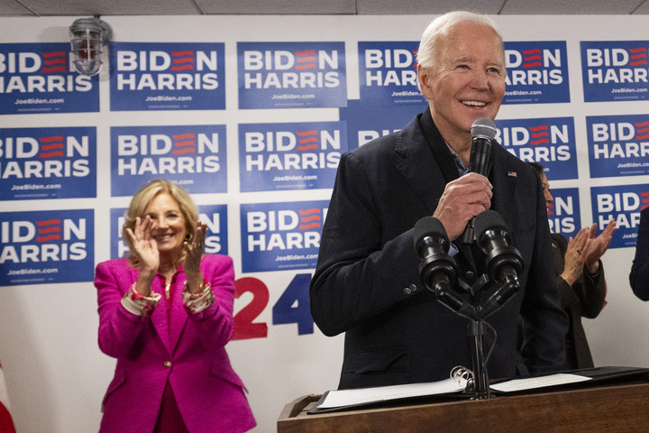Fotó: AFP/Roberto Schmidt Joe Biden magabiztosan győzött az első előválasztáson, Dél-Karolinában