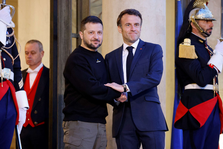 Fotó: AFP/Ludovic Marin Volodimir Zelenszkij pénteken Berlinben és Párizsban tárgyal