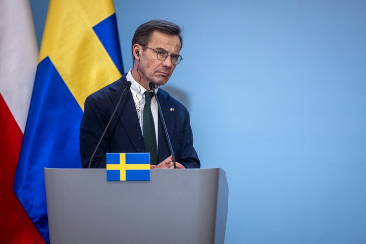 Fotó: AFP/Wojtek Radwanski Budapestre jön pénteken a svéd miniszterelnök