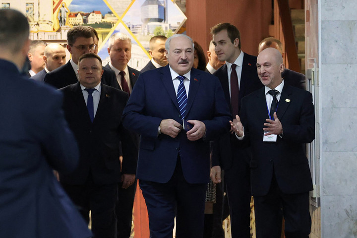 Fotó: AFP/Belarusian Presidential Press Service/Handout Az EU meghosszabbította a Fehéroroszországgal szembeni szankciókat