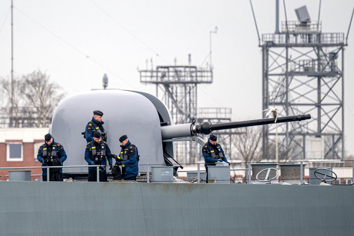 Fotó: dpa Picture-Alliance via AFP/Sina Schuldt Húszi támadást vert vissza egy német hadihajó