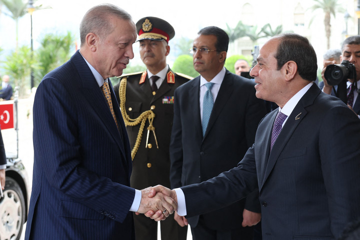 Fotó: AFP/Anadolu/Mustafa Kamaci Ankara kész együttműködni Egyiptommal a Gázai övezet újjáépítésében