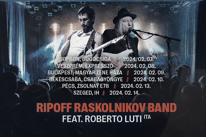 Fotó: Facebook/Ripoff Raskolnikov Ripoff Raskolnikov és Roberto Luti együtt turnézik