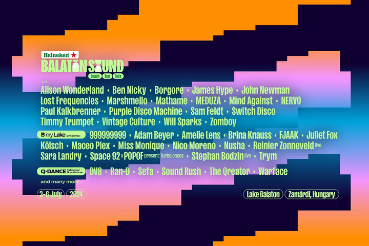 Fotó: Facebook/Balaton Sound Official Balaton Sound: Adam Beyer, Amelie Lens, Meduza, Maceo Plex is lesz