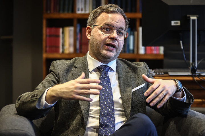 Fotó: MH/Balogh Dávid Orbán Balázs: Az idő a békepártiaknak dolgozik