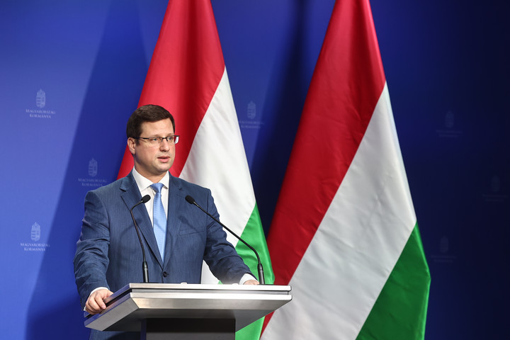Fotó: MH/Balogh Dávid Hamarosan kezdődik a kormányinfó