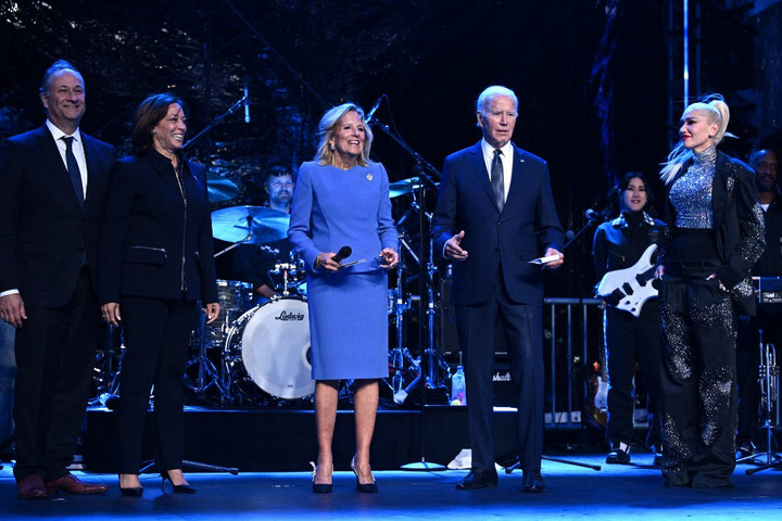 Fotó: AFP/Brendan Smialowski Sztárokkal nyerné meg Biden a választást