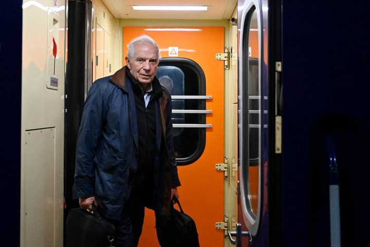 Fotó: X (Twitter)/Josep Borrell Fontelles Josep Borrell Kijevbe érkezett