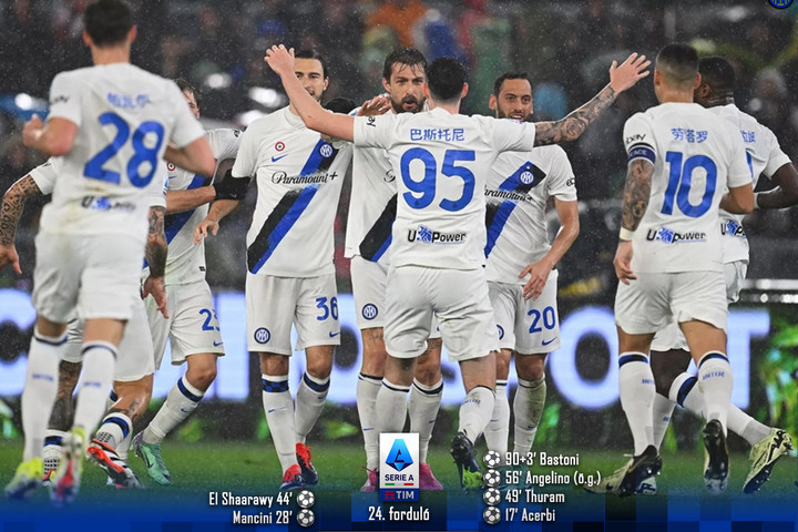 Serie A: fordulatos küzdelem után Inter-siker a rangadón