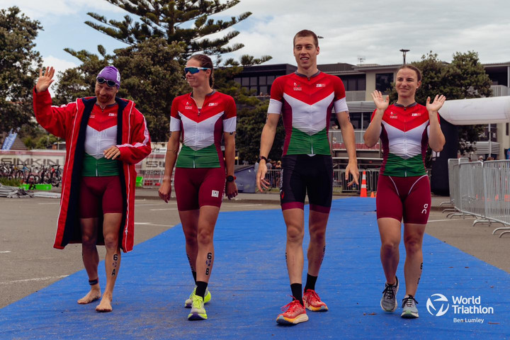 Fotó: Facebook/Magyar Triatlon Szövetség Triatlon vb-sorozat – Hatodik a magyar vegyes váltó Új-Zélandon